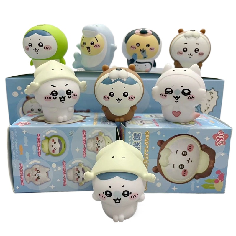Marine Aquarium - 8 sztuk/pudełko Kawaii Chiikawa Aquarium Blind