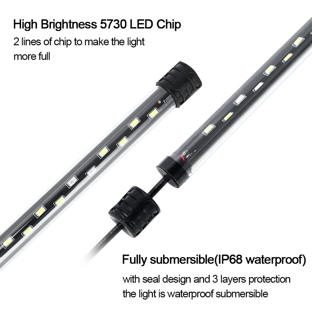 58CM oświetlenie do akwarium L – Aquarium Marine Lights recenzja i cena