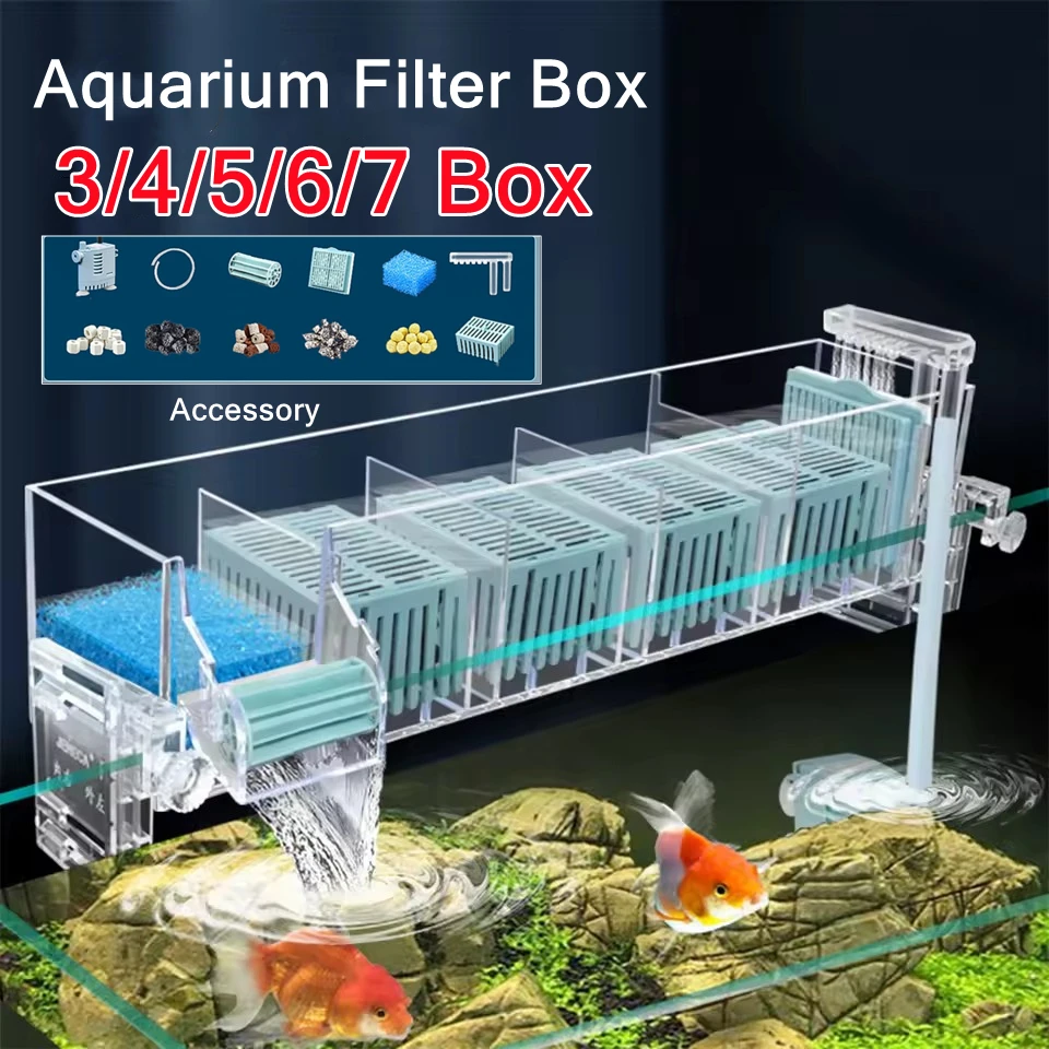 220V akwarium naścienny wałek  – Reef Tank Filter recenzja i cena